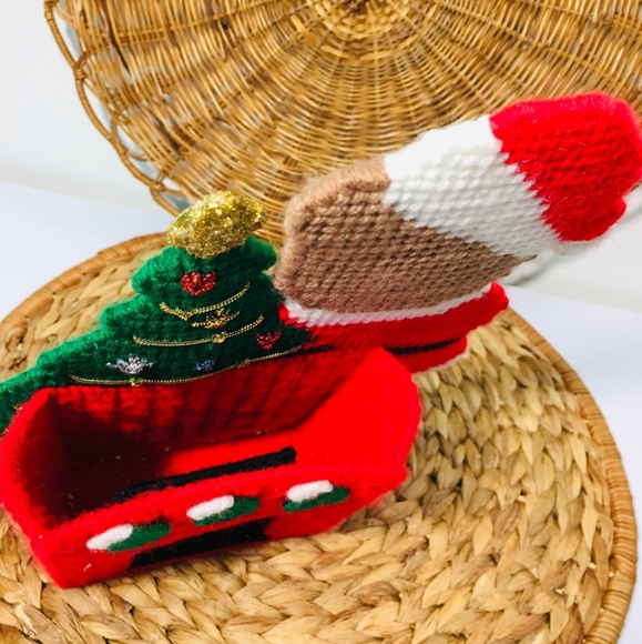 Vintage, Christmas decoration in crochet. Excellen - Picture 3 of 16